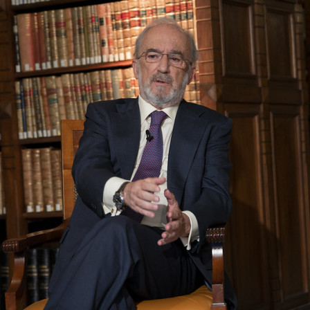 Santiago Muñoz Machado en la presentación del «DPEJ» en línea