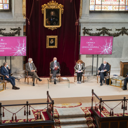 Presentación de «Crónica de la lengua española 2020» (foto: RAE)
